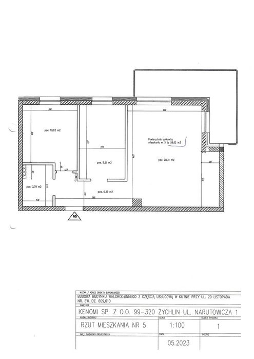 3-pokojowe mieszkanie z tarasem na 1. piętrze - Stara Piekarnia !