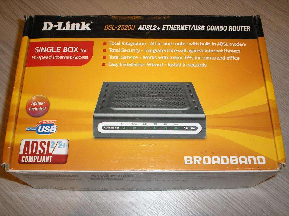 Продам модем d-link dsl-2520u