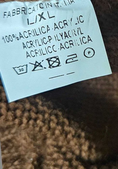 Широкие вязаные брюки зимние брюки трубы, р. L/XL