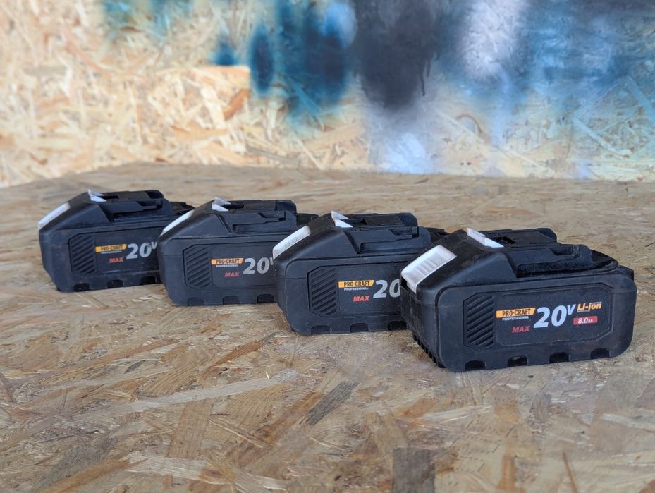 Акумулятори prokraft 20v 8ah
