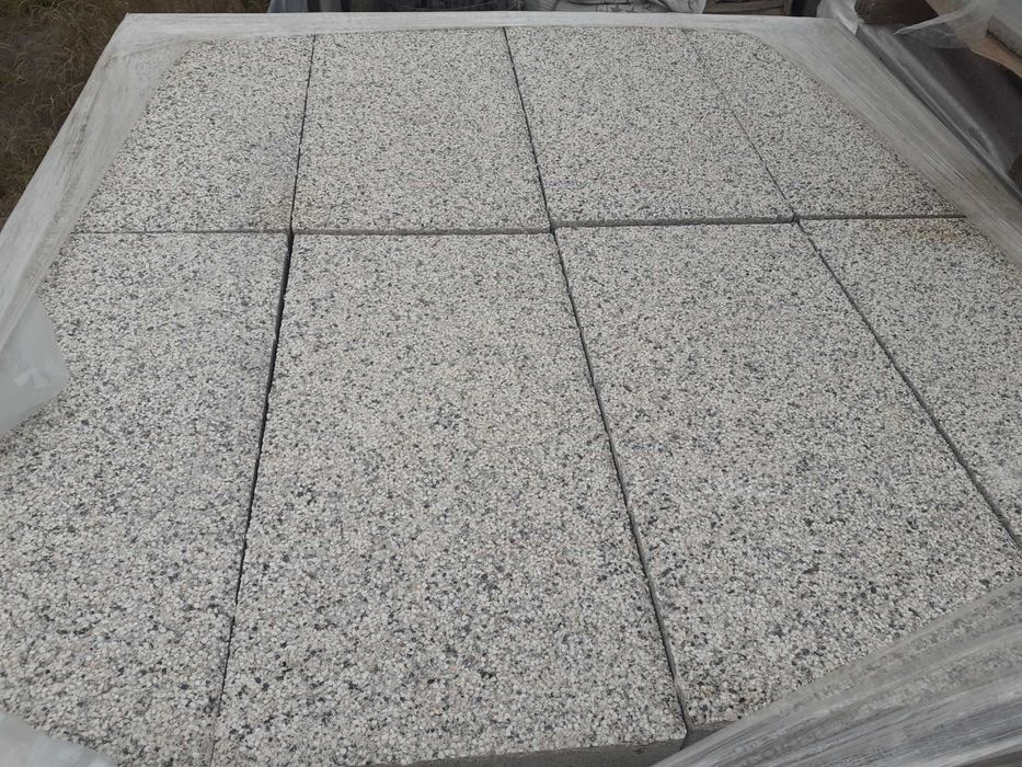 Płytka Tarasowa Kostka Brukowa Kolorado 50x25x7 Biały Marmur Libet