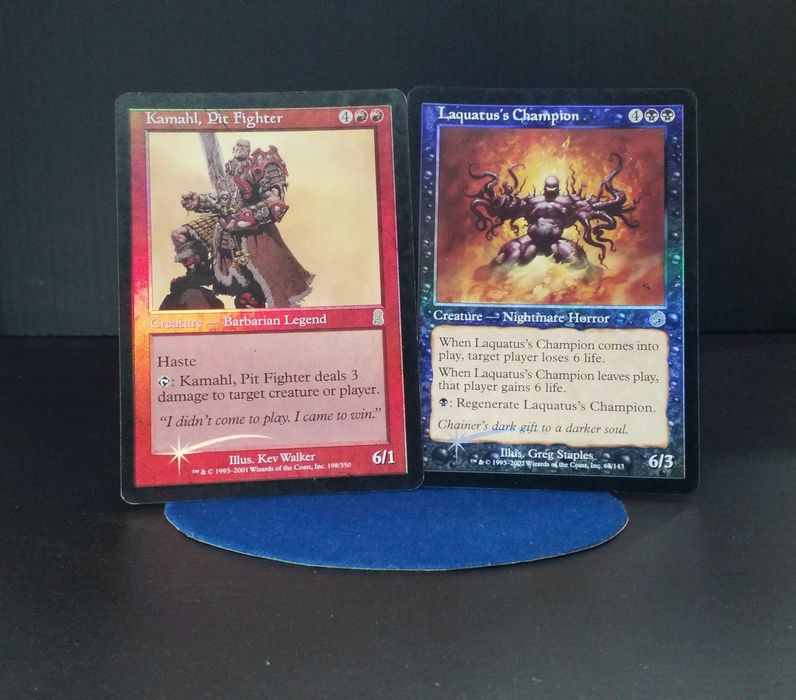 Magic The Gathering [MTG], Kamahl, Pit Fighter & Laquatus's Champion (FOIL)