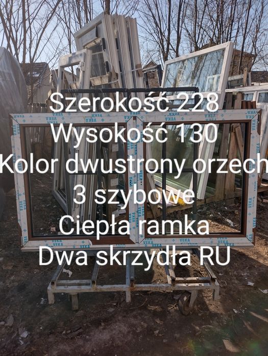 Okno nowe Antracyt 2 strony 56x113