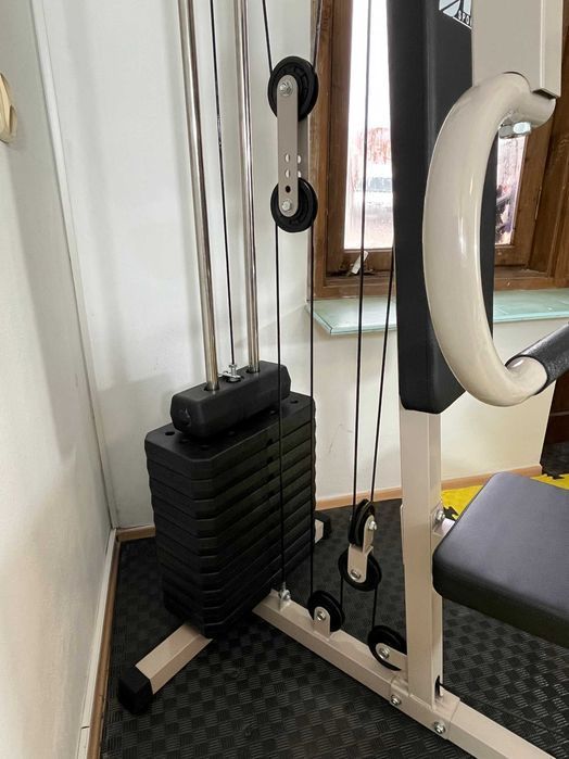 Atlas MS-360 Do Ćwiczeń Wielofunkcyjny Wyciągi Prasa Nóg Modlitewnik