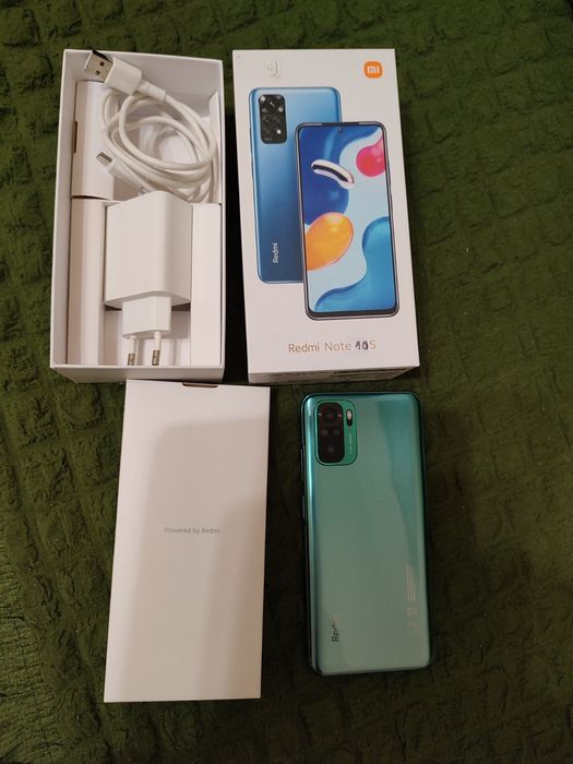 Xiaomi Redmi Note 10S 6+2/128gb з чохлом-книжкою.