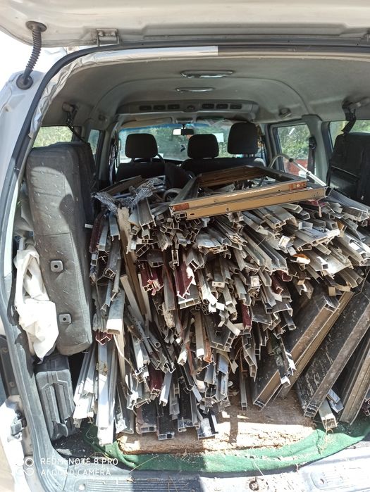 Perfis de alumínio usado