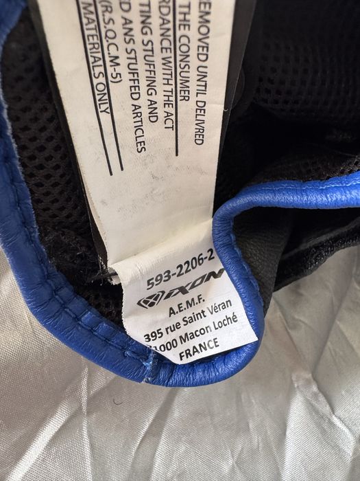 Luvas moto Ixon RS6 Air II azul e preto tamanho XL