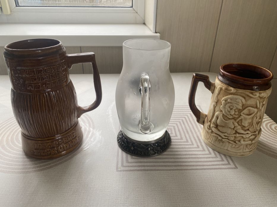 Пивні кухлі 0,5 літра нові