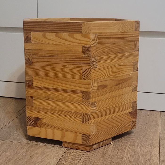 Donica drewniana sześciokątna