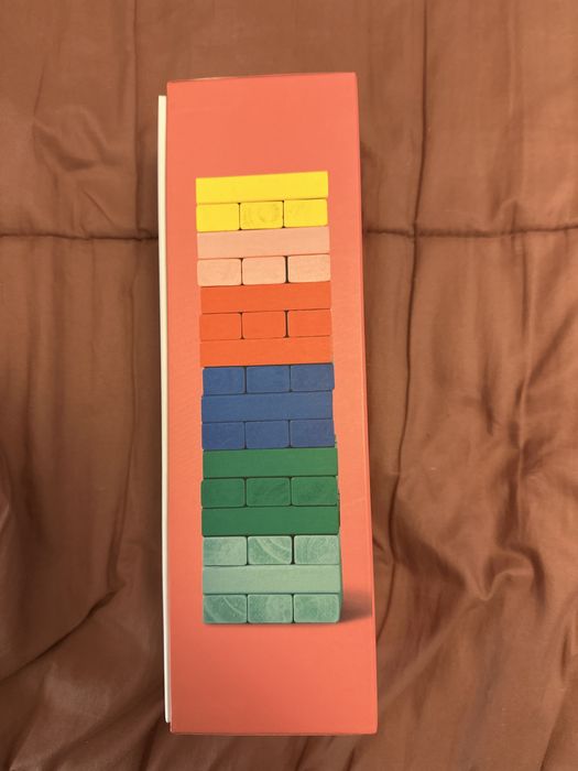 Jogo jenga colorido424980313456005121