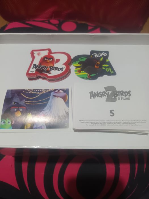 Cromos Angry Birds 1 e 2