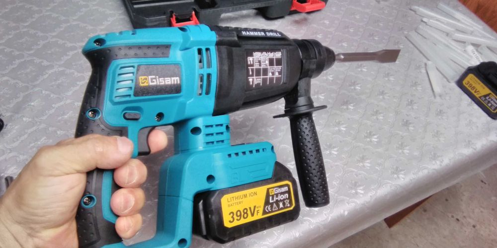 Martelo sem escova, multifuncional rotativo, ferramenta 18v,