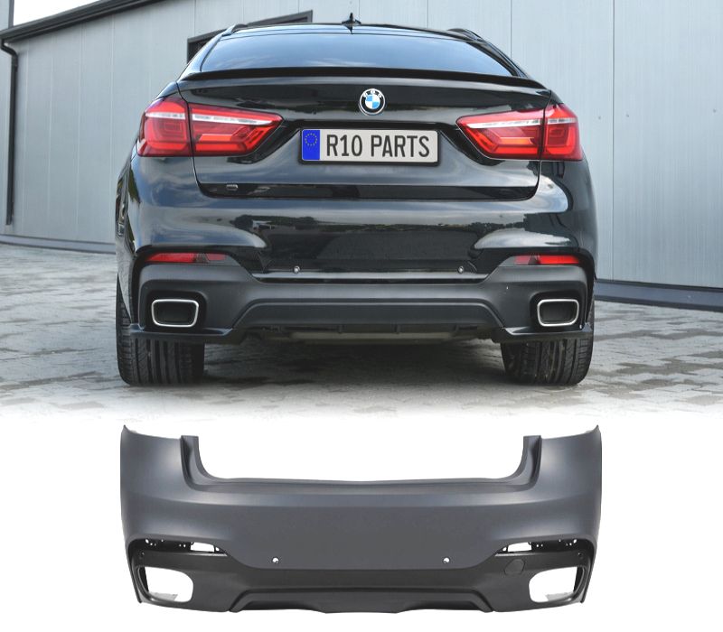 PARA-CHOQUES TRASEIRO BMW X6 F16 14-19 LOOK M PDC