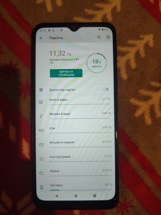 Продам телефон Motorola G20 4/64