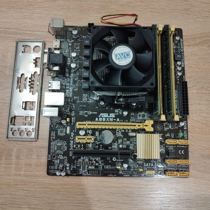 Платформа на sFM2+ Asus A88XM-A + Athlon x4 860K + 16GB RAM
CPU: AMD Athlon x4 860K