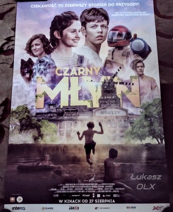 Czarny młyn plakat filmowy unikat