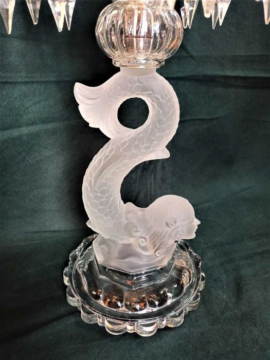 Candelabro Vidro 3 Lumes Sereia