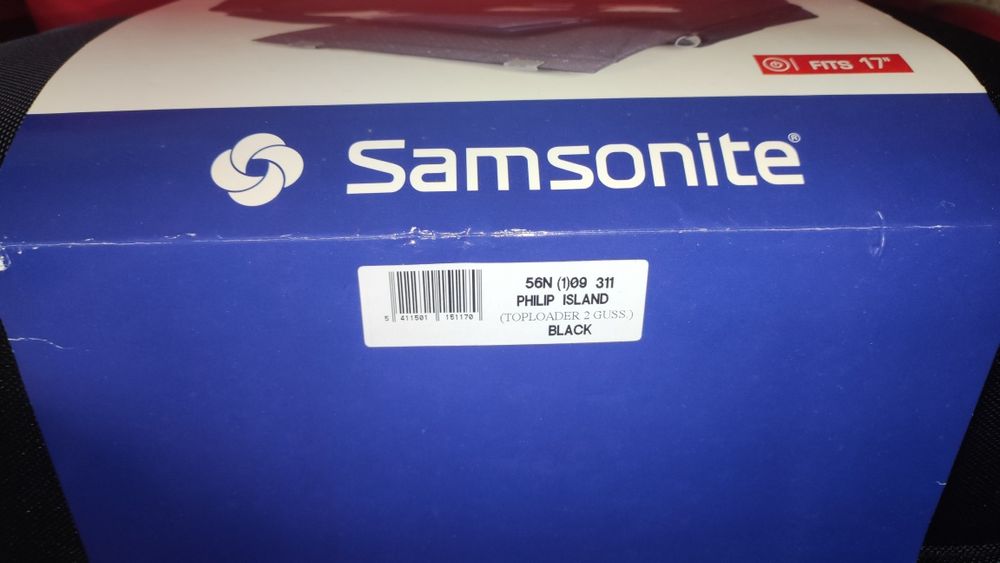 Torba Teczka Samsonite Philip Island Toploader nowa duża szyfr x2 17"