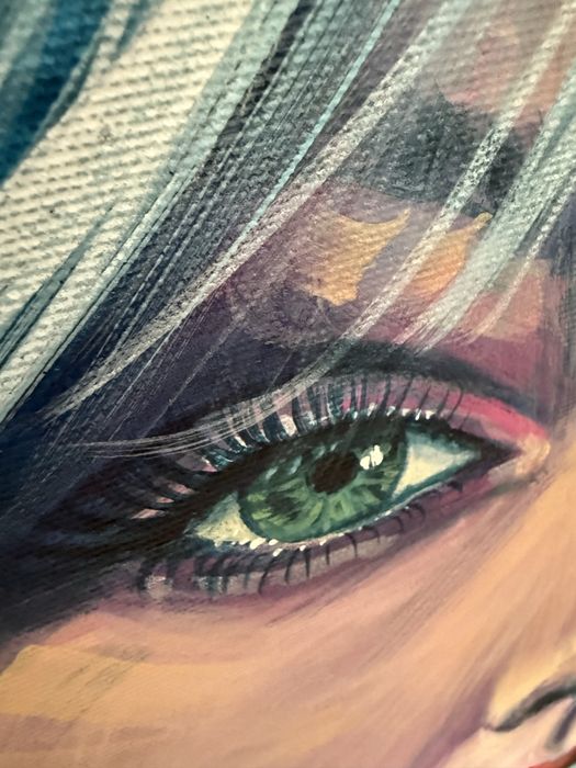 Oryginalny obraz Ula Clarise – Portret Taylor Swift – akryl na płótnie 50×70 cm
