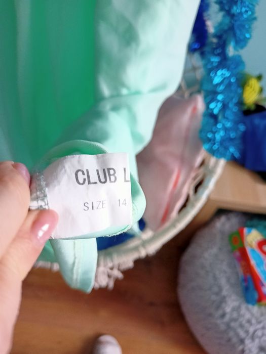 Maxi sukienka miętowa