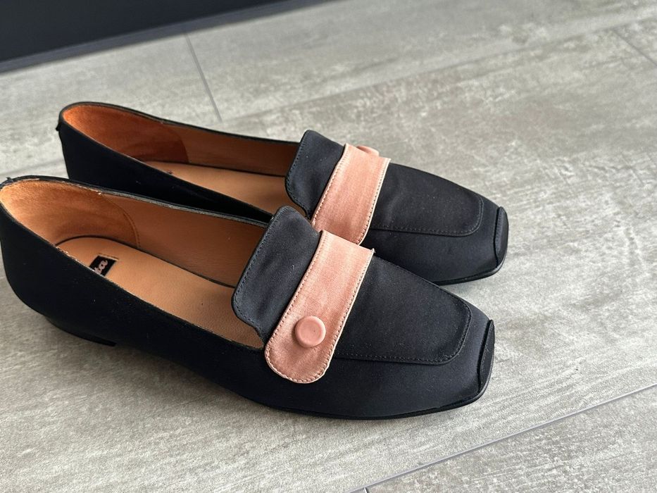 Bata buty damskie r. 38 24 cm mokasyny pantofle