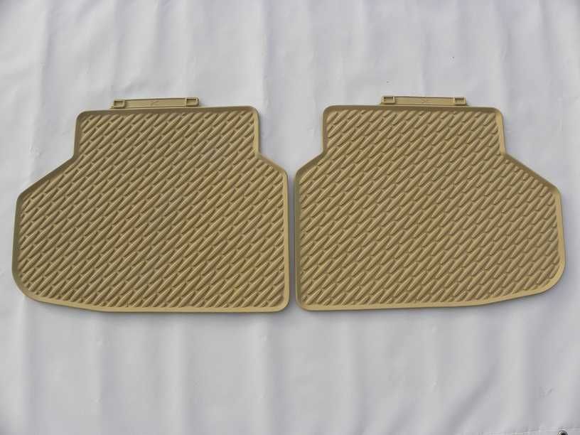 BMW 7 F01 Dywaniki Gumowe Oryginał Nowe Rzepy Beżowe