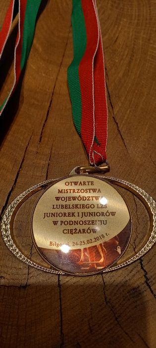 Medal Sportowy. Podnoszenie Ciężarów