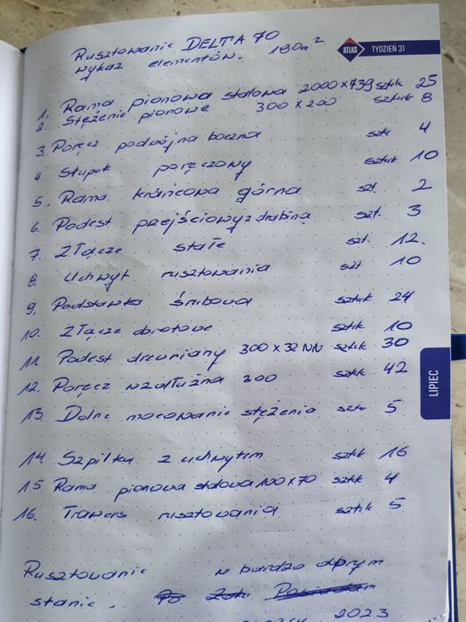 Rusztowanie plettac elewacyjne