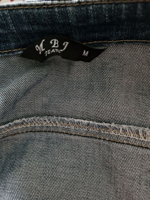 Katana jeansowa M bez kołnierza elastyczna MBJ Jeans