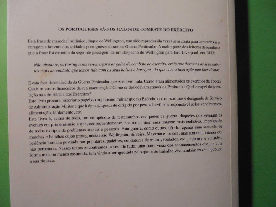 Santos (José Manuel Alves dos);A Administração na Guerra Peninsular