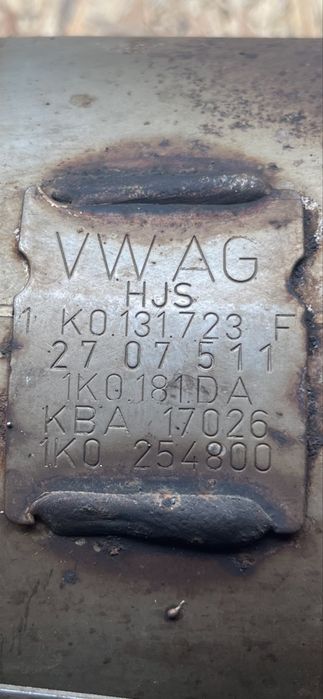 Katalizator vw 1K0181DA dpf