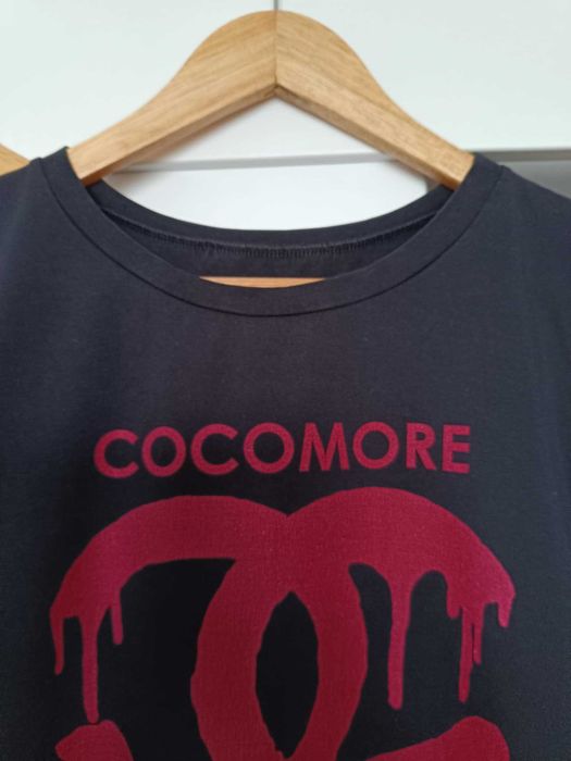 2 czarne koszulki Tshirty z napisem cocomore rozmiar M