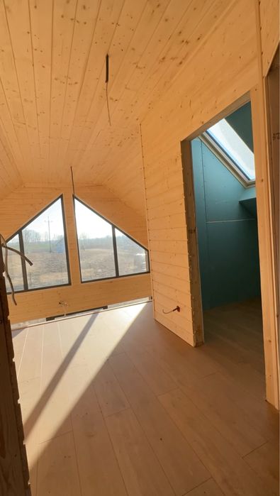 Nowoczesna Stodoła 108m / Stan deweloperski / Modułowy drewniany