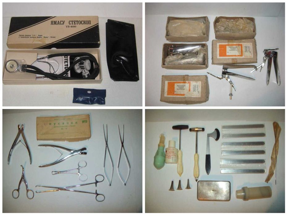 Стетоскоп Ямасу Япония медицинский инструмент времён СССР