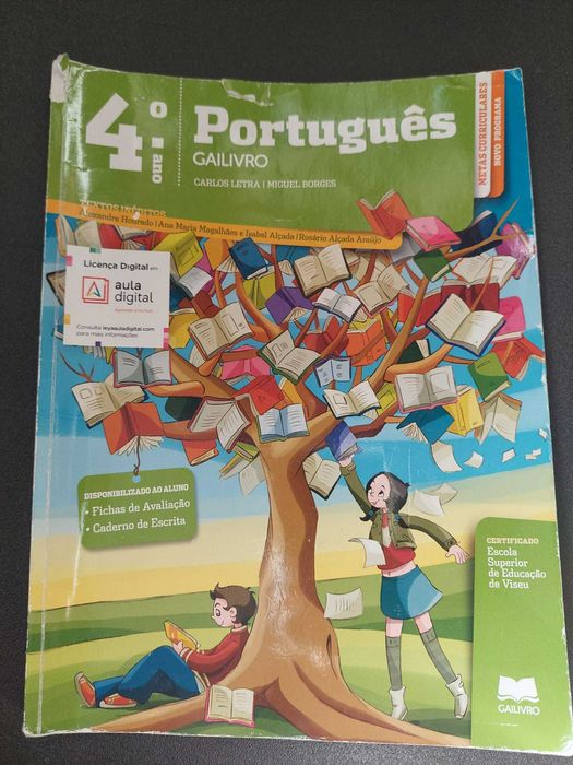 Manual escolar de Português 4º ano