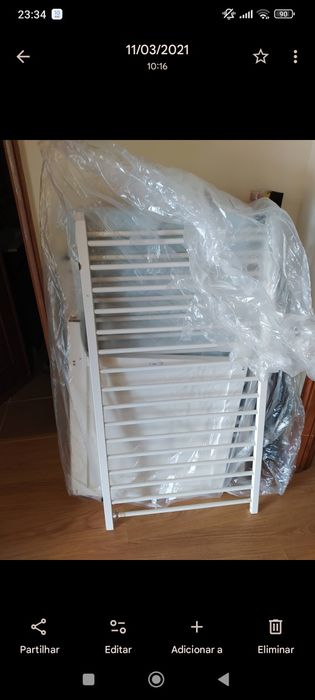Berço Gulliver branco 60x120