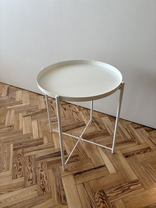 Mesa tabuleiro Ikea 45cm branca