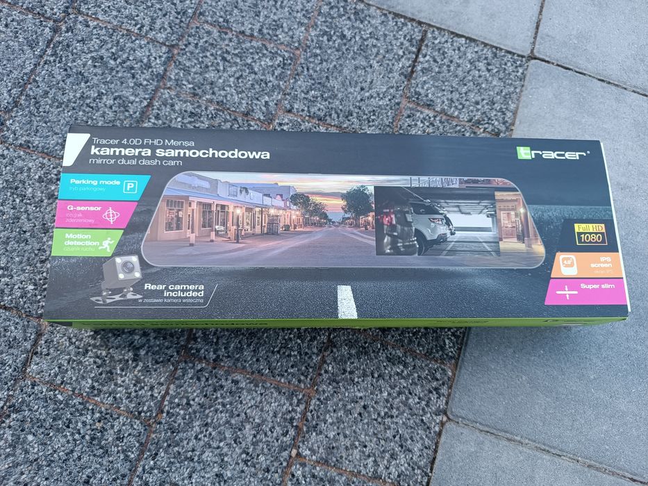 Kamera samochodowa w lusterku Tracer 4.0