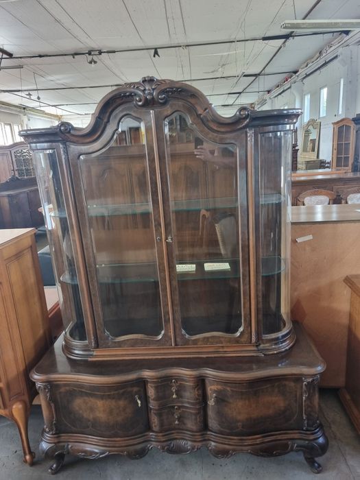 witryna drewniana styl ludwik serwantka biblioteczka