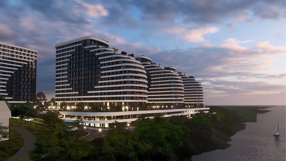 Продаж квартири з виглядом на озеро та терасою