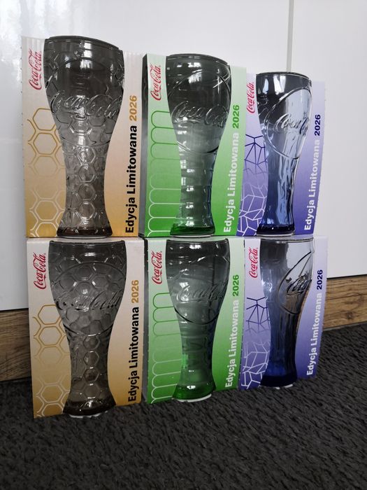 Szklanka szklanki coca cola mcdonald edycja limitowana 2026.