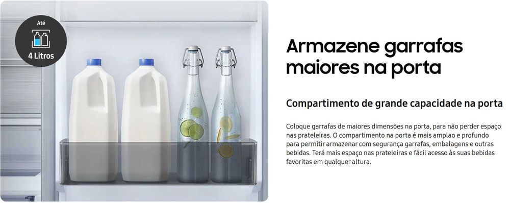 Frigorífico NO FROST Combinado - SAMSUNG RB38T607BS9/EF - Classe B c/garantia