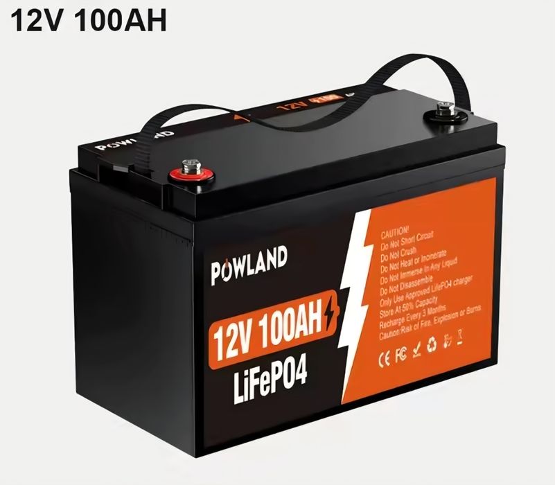 Акумуляторна батарея LiFePo4 12В. 100Ah. В наявності