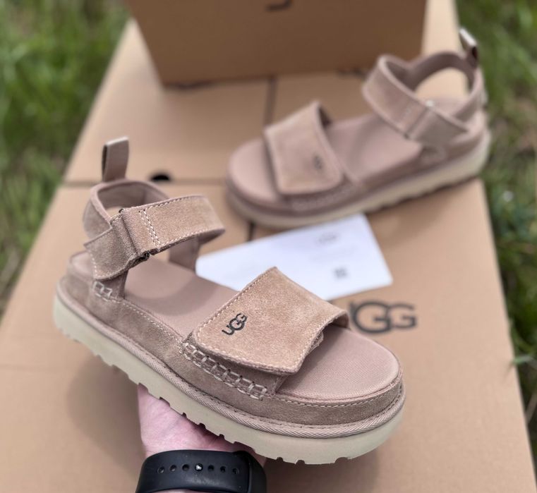 Босоножки/Босоніжки Ugg W Goldenstar Sandals Sand Оригінал/ Сандалі Угг Driftwood/ Угги Сандали Угг/Уггі