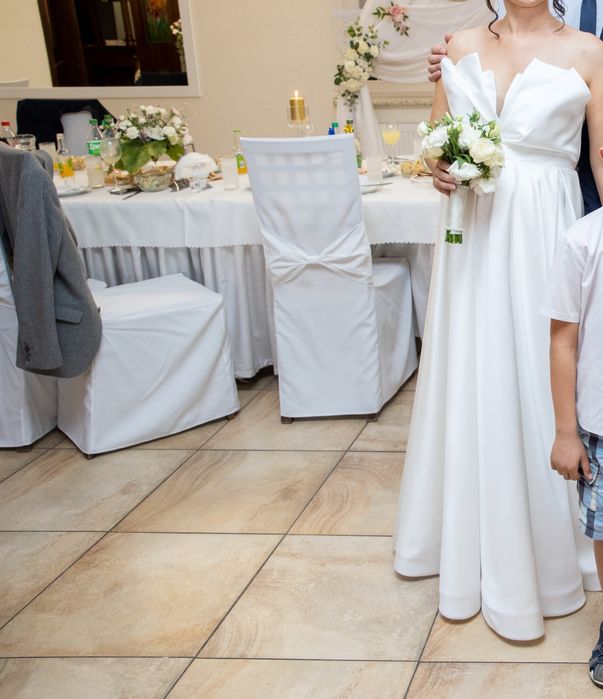 Suknia ślubna Avenue 36/38 (może być na brzuszek ciążowy)