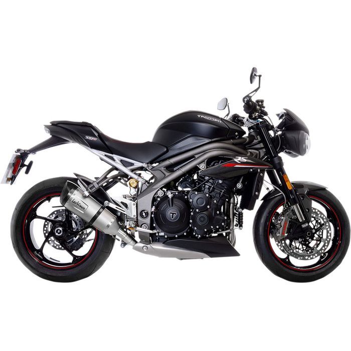 ponteira escape leovince triumph speed triple 1050 s / r / rs - 14279s