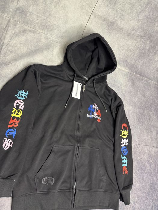 Кофта Chrome Hearts Black Multicolor , Зип Хром Хеарст Black L XL