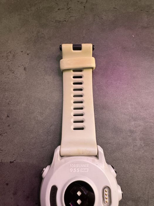 Garmin Forerunner 955 Solar Biały | Mapy, GPS Multi-Band