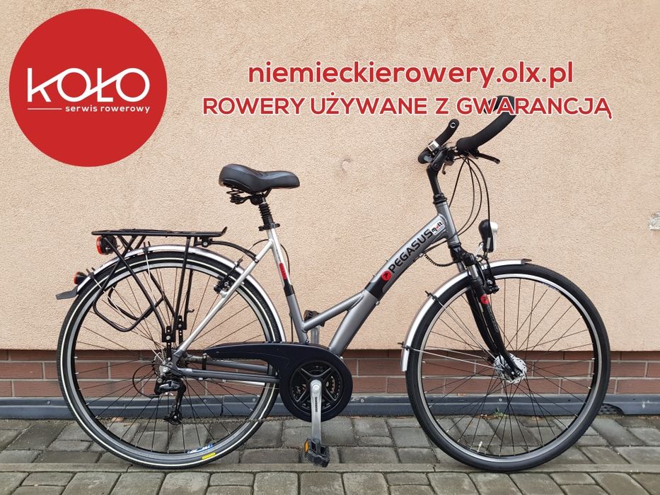 Rower damski damka PEGASUS koła 28 SHIMANO DEORE aluminium WYSYŁKA