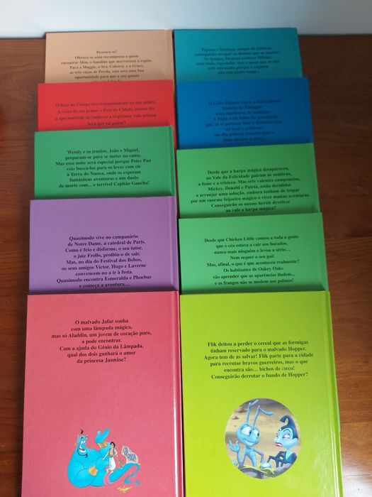 Livros da Disney (10) da Salvat - Clube do Livro